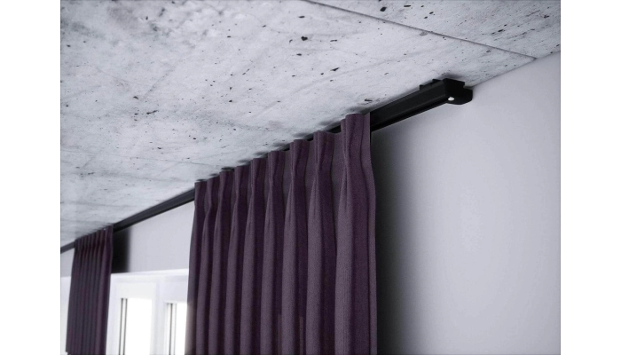 Szyna czarna aluminiowa pojedyncza, karnisz Creativa ZS-200